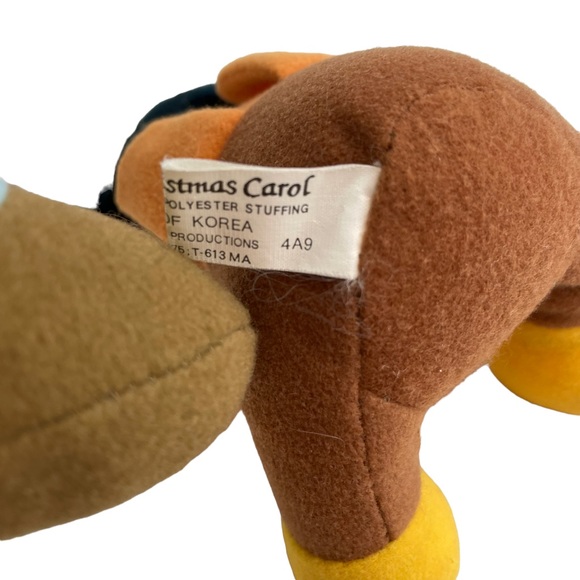 Vintage Disney Mickeys Christmas Carol Mickey Mouse Goofy Small Plush Stuffed 2 - Picture 15 of 16